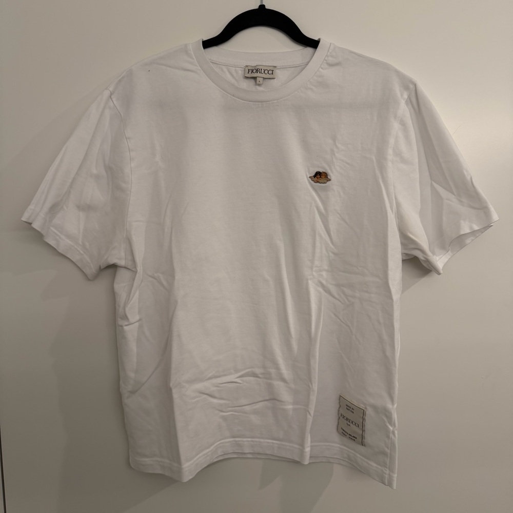 Fiorucci White Angel Logo Tee Shirt
